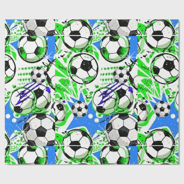 SOCCER WRAPPING PAPER (Flat)