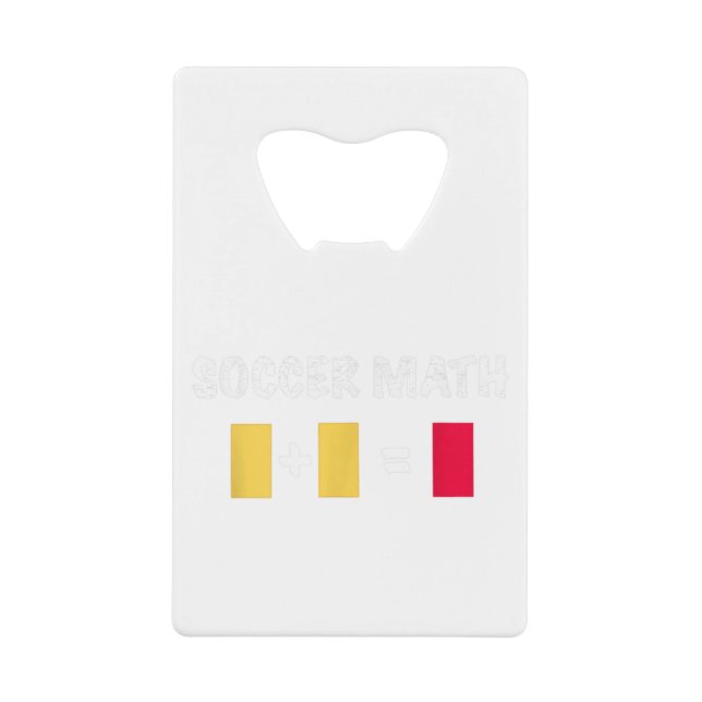 Soccer Yellow Card + Yellow Card Equals Red Card T (Front)