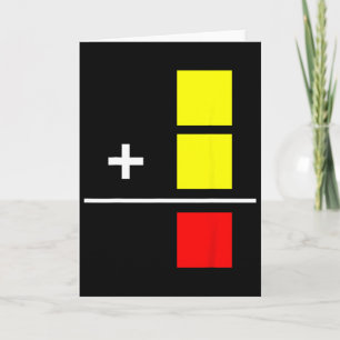 Soccer Yellow Red Card Footll Referee Funny Rules 