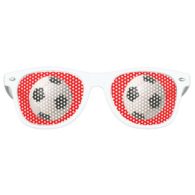 Soccerball Retro Sunglasses (Front)