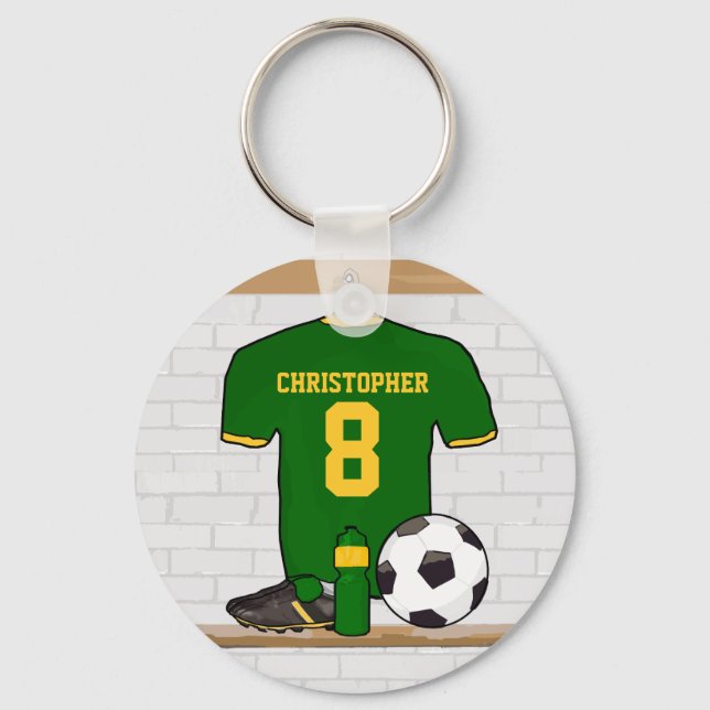 SoccerjerseyCustom Jenny Key Ring (Front)