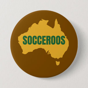 Socceroos 7.5 Cm Round Badge