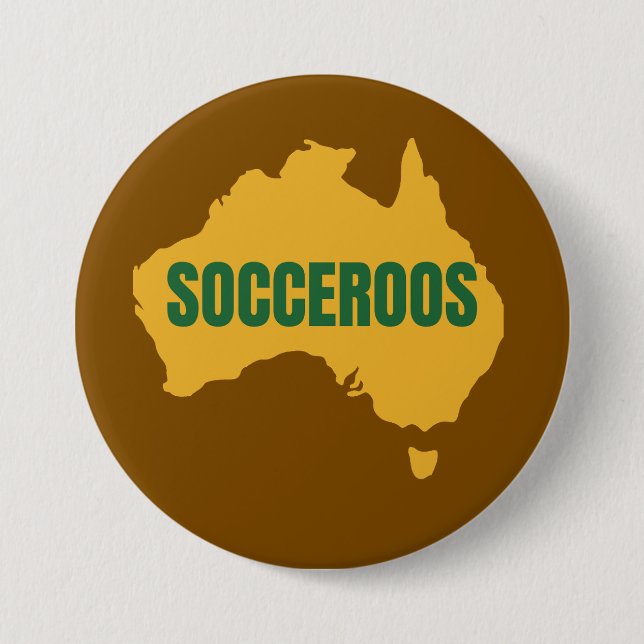 Socceroos 7.5 Cm Round Badge (Front)