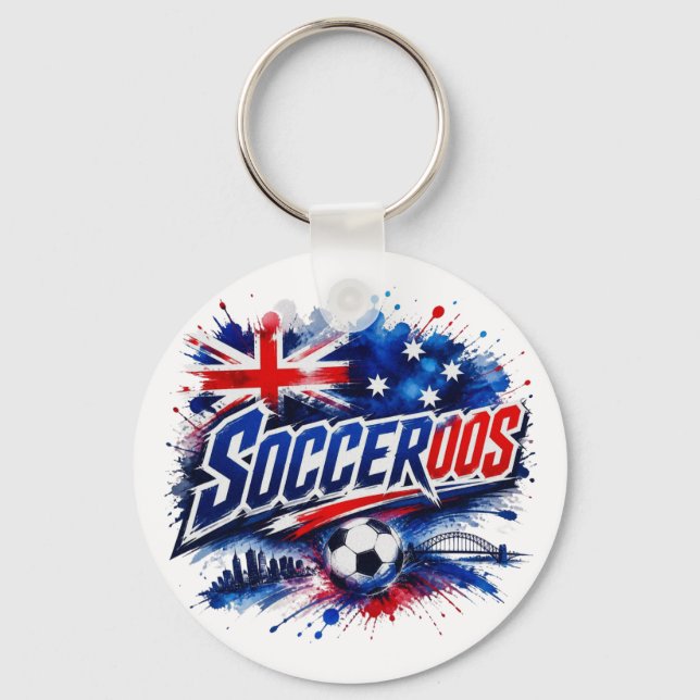 Socceroos - Australian national team nickname Key Ring (Front)