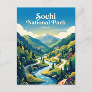 Sochi National Park Russia Postcard