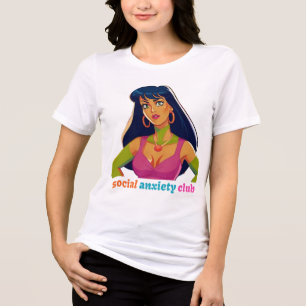 SOCIAL ANXIETY CLUB Tri-Blend SHIRT