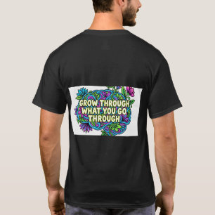 Social Battery Zero Introvert Cat Front Brain Back T-Shirt