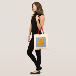 Social butterfly tote bag