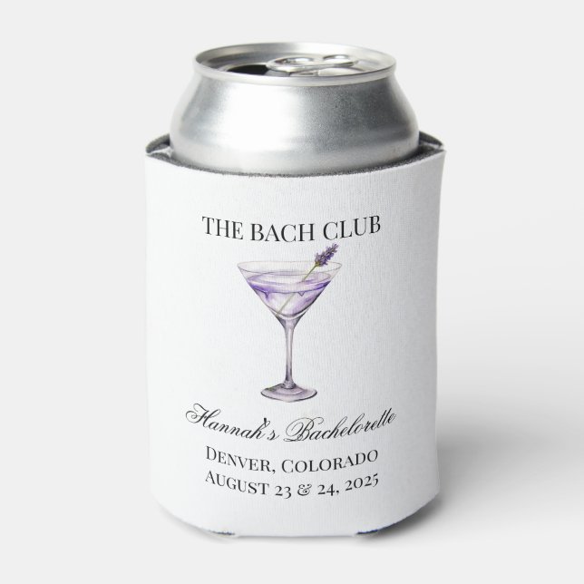 Social Club Lavender Cocktail Girl Trip Can Cooler (Can Front)
