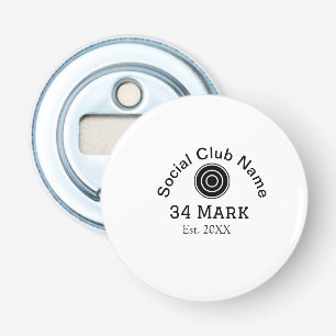 Social club name add team player name date year ma bottle opener