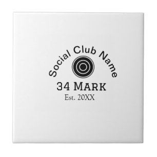 Social club name add team player name date year ma tile