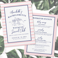 Social Club Preppy Bachelorette Party