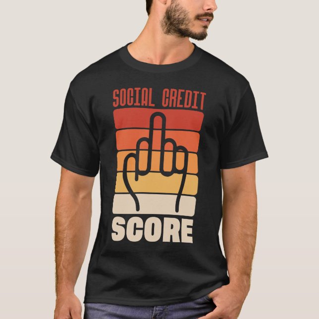 Social Credit Score T-Shirt (Front)