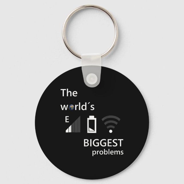 Social Criticism Nuclear Power Environmental Prote Key Ring (Front)