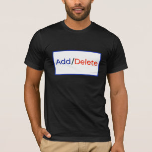 Social cyber typography funny cute design T-Shirt
