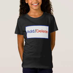 Social cyber typography funny cute design T-Shirt