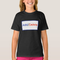 Social cyber typography funny cute design T-Shirt