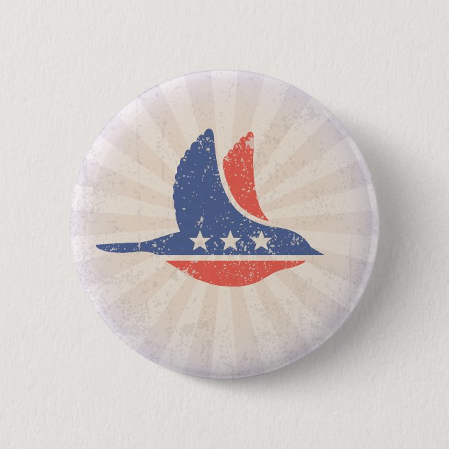 Social Democrat Logo 6 Cm Round Badge (Front)