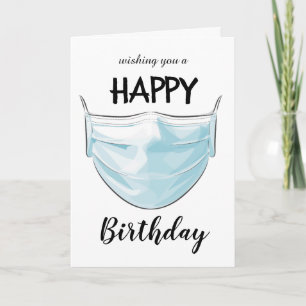 Social Distance Happy Birthday card