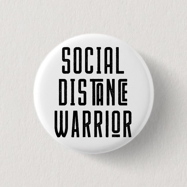Social Distance Warrior Pin (Front)