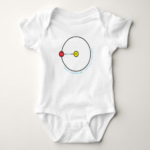 Social Distancing 6 Six Feet Graphic -Stay Safe Baby Bodysuit