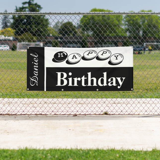 Social Distancing Birthday Banner (Insitu)