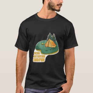 Social Distancing Champion Camping Outdoor Activit T-Shirt