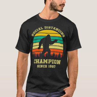 Social Distancing Champion Since 1967 54 Years Old T-Shirt