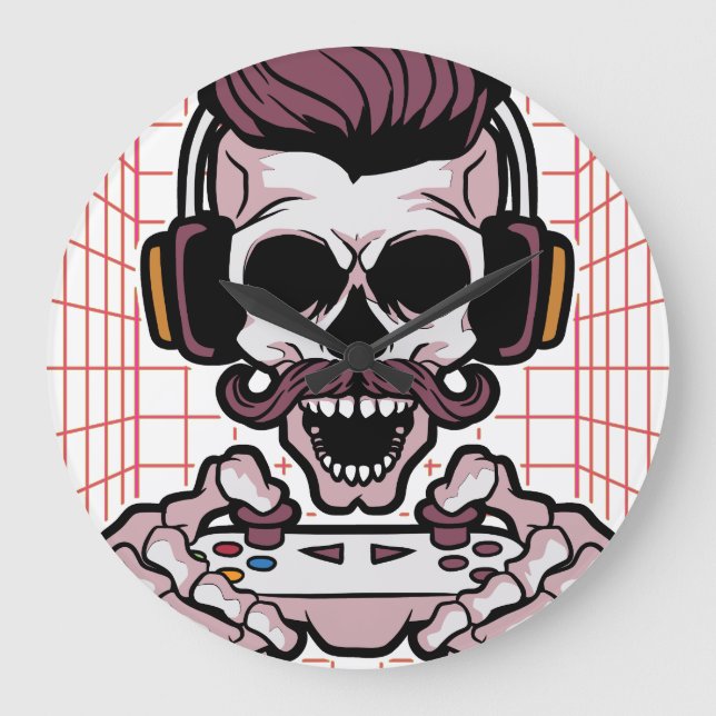 Social distancing expert gaming design large clock (Front)