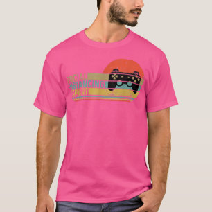 Social Distancing Expert Gaming Pc Video Games Con T-Shirt