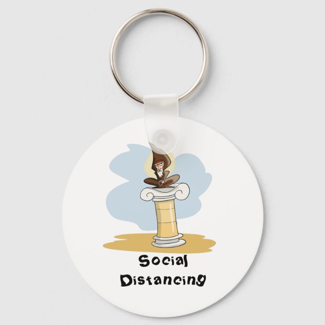 Social Distancing Key Ring (Front)