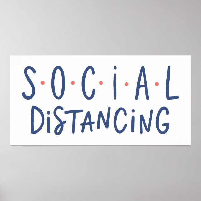 Social Distancing Poster (Front)
