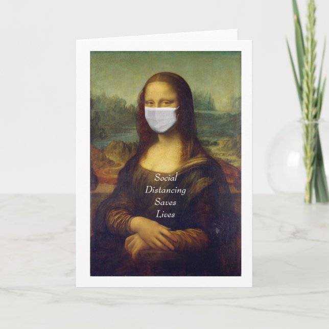 Social distancing saves card (Front)