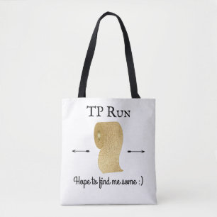Social Distancing TP Run Tote Bag