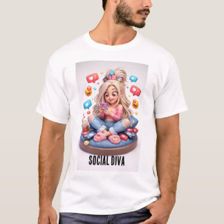 social diva  T-Shirt