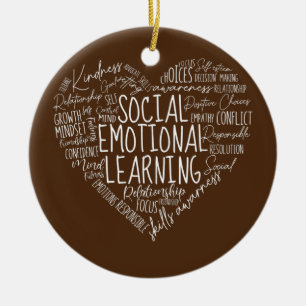 Social Emotional Learning Heart Counsellor Teacher Ceramic Tree Decoration