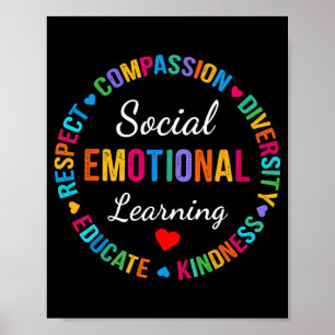 Social Emotional Learning Heart Counsellor Teacher Poster