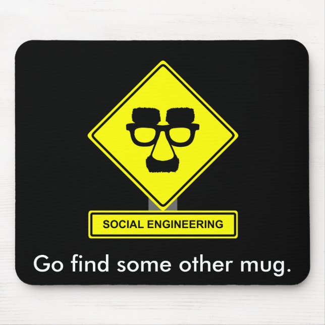 Social Engineering Mousepad (Front)