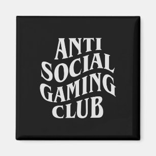 Social Gaming Club Funny Video Game Player  Magnet