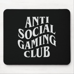 Social Gaming Club Funny Video Game Player Mouse Mat