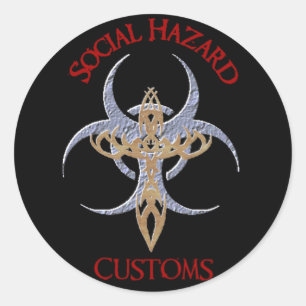 Social Hazard Sticker