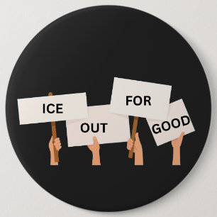 Social Justice Anti ICE 6 Cm Round Badge