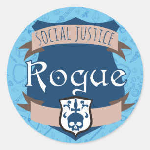 Social Justice Class Sticker: Bard Classic Round Sticker