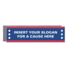 Social Justice Custom Car Bumper Magnet Patriotic