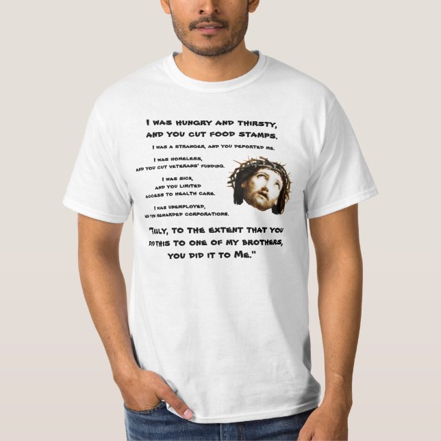 Social Justice Jesus T-Shirt (Front)