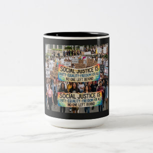 Social Justice Two-Tone Coffee Mug