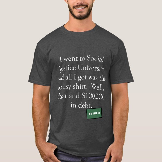 Social Justice University shirt (Front)