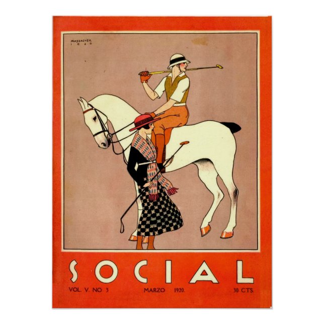 Social magazine cover poster (Front)