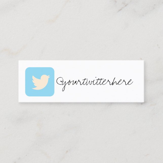 social media colour modern trendy business card (Front)