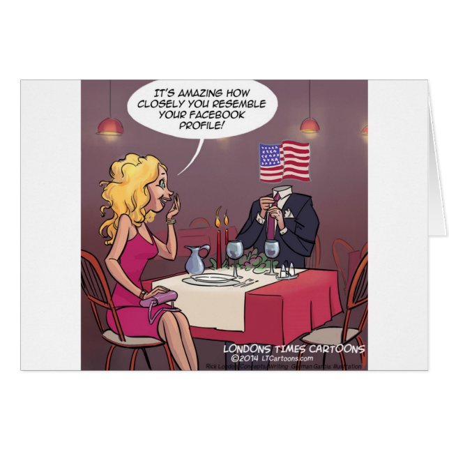 Social Media Dating Funny (Front Horizontal)